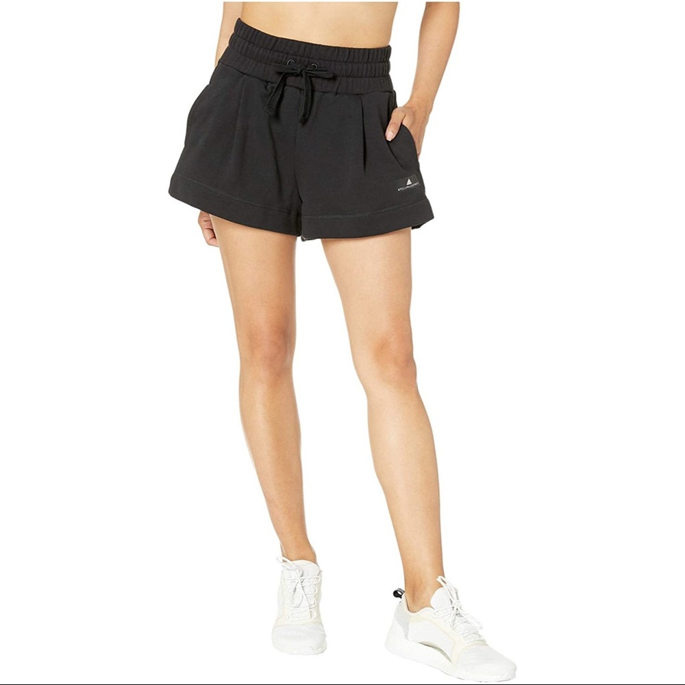 NWT Adidas Stella McCartney High Waisted Sweat Shorts - SIZE XS